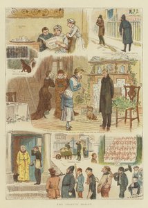お祝いの季節（chromolitho）